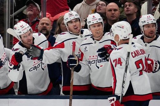Ovechkin scores 899th goal as Capitals beat Blue Jackets 5