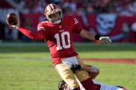 49ers' Brock Purdy out for third straight game; Mac Jones to start against Falcons