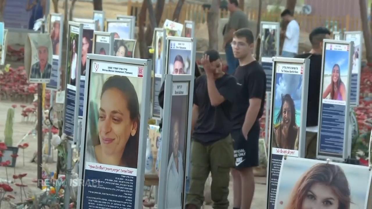 The AP joins friends, relatives visiting Re'im on the second anniversary of the Nova Festival attack