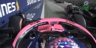 La brillante largada de Franco Colapinto en el Gran Premio de Singapur de F1 desde la cámara a bordo