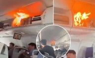 VIDEO Batería de litio provoca incendio en pleno vuelo de Air China; avión realiza aterrizaje de emergencia
