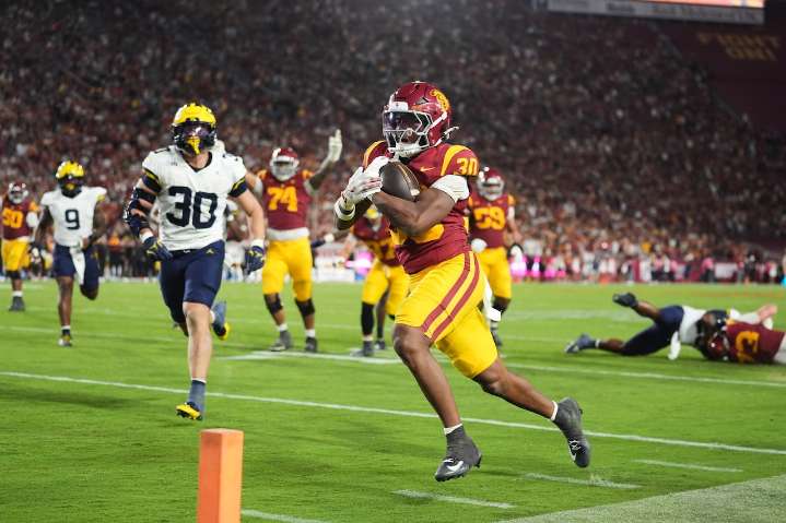 Overheard outside the Michigan locker room: Tip of the cap to USC