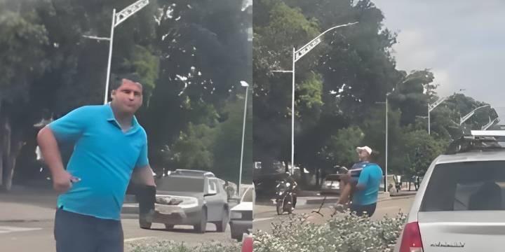 Conductor de un bus se hizo viral en redes sociales por ayudar a pasajero con movilidad reducida