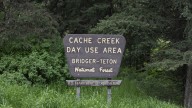 Parts of Cache Creek trailhead, parking lot closed for debris removal today