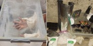 Hallaron un laboratorio de drogas oculto en una casa de Mataderos