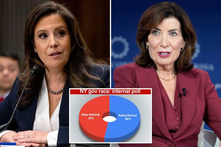Stefanik rips Hochul for dismissing internal poll showing slim margin in 2026 governors race