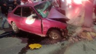 Conductor ebrio sufre fuerte accidente en Torreón; su vehículo fue pérdida total