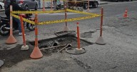 Aguas de Manizales repara alcantarilla detrás del Hospital Infantil: huecos afectan a pacientes y estudiantes