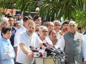 Rahul Gandhi spends hours with Y Puran Kumar’s family, seeks swift arrest, respect for Dalit officers Photo Source: Babushahi Bureau [ FULL VIEW ]
