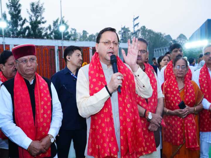 Uttarakhand CM Dhami participates in Dussehra celebrations