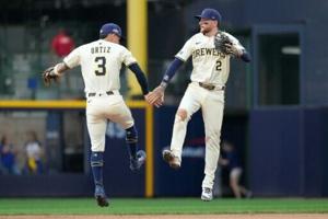 Dodgers down Phillies on Hernandez homer in MLB playoff series opener