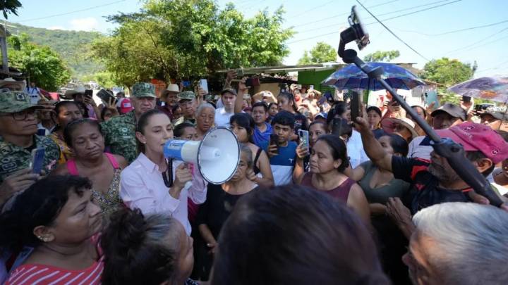 Sheinbaum promete no olvidar a damnificados