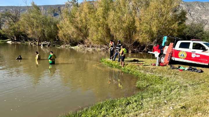 Continúa la intensa búsqueda de Alberto, joven desaparecido mientras nadaba en el río Nazas