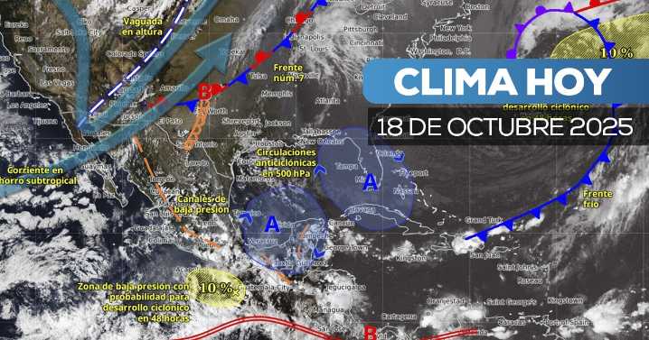 Nuevo frente frío se aproxima a México y lluvias intensas seguirán: clima y estados más afectados