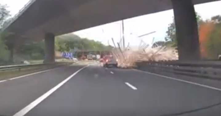 Glasgow M8 crash tragedy as tractor driver who 'took ill' passes away