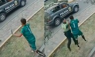 Arequipa: arquero con requisitoria intentó huir del estadio y fue capturado