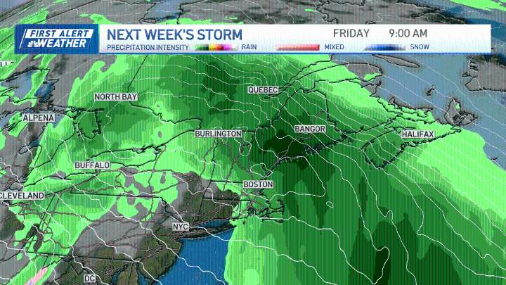 Halloween rain in Boston, Tropical Storm Melissa update