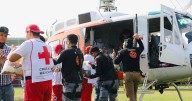Llega ayuda de NL a Veracruz; Protección Civil reparte despensas y agua