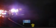 Vehicle fire closes I-84 offramp in Tolland