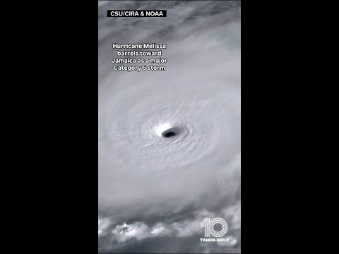 Hurricane Melissa barrels toward Jamaica as a powerful Category 5 storm
