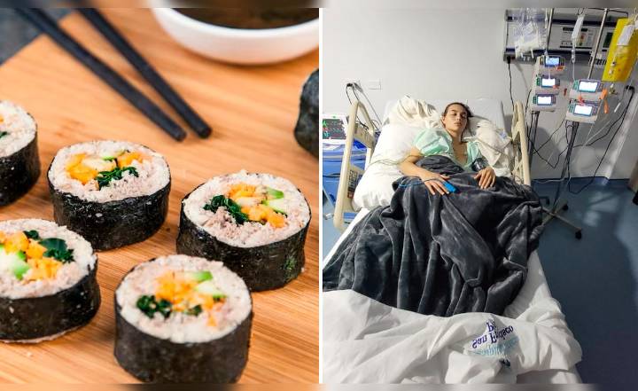 Joven ecuatoriana sufre parálisis facial y contrae enfermedad mortal tras comer sushi: “Sentí que mi cuerpo se rendía”