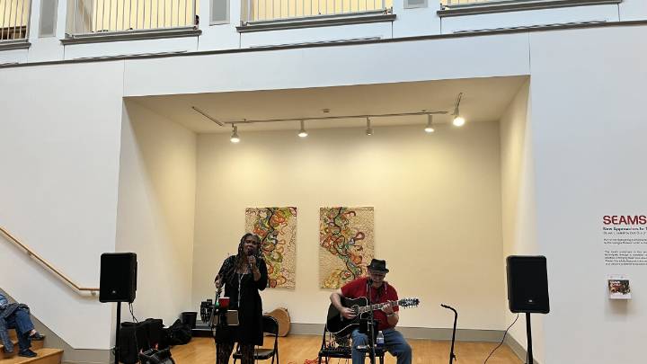 Art and music mingle at Music in the House