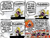 Cartoon: Half-naked squirrels