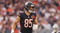 Bears practice without TE Cole Kmet, WR DJ Moore, RB D’Andre Swift