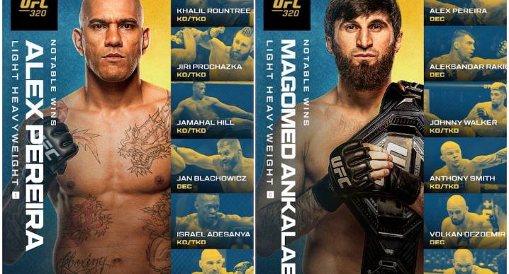 ¿A qué hora empieza y en qué canal pasan UFC 320: Ankalaev vs. Pereira 2 EN VIVO hoy 4 de octubre 2025 en USA, México y España?