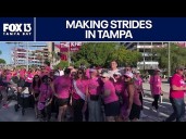 Thousands attend Making Strides Against Breast Cancer walk in Tampa