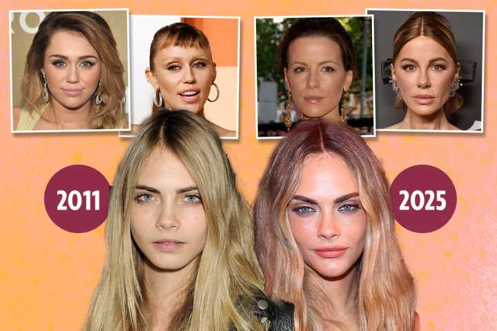 How Cara Delevingne transformed from distinctive beauty to Love Island clone joining host of other frozen