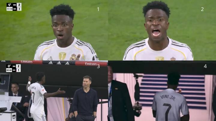 El tremendo cabreo de Vinícius tras ser cambiado en el Clásico: estalla de rabia y se va directo al vestuario