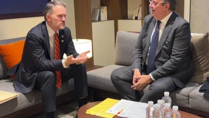 Ebrard y representante comercial de EU dan seguimiento a diálogo Sheinbaum