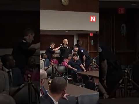 Gaza War Protester Interrupts Senate Intelligence Hearing