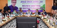 CM Omar Abdullah chairs review meeting at Pulwama