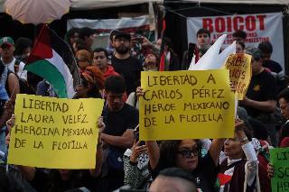Sheinbaum exige a Israel la liberación inmediata de 6 mexicanos detenidos en flotilla humanitaria