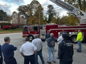 Mansfield welcomes deputy chief home from hospital following alpaca farm fire
