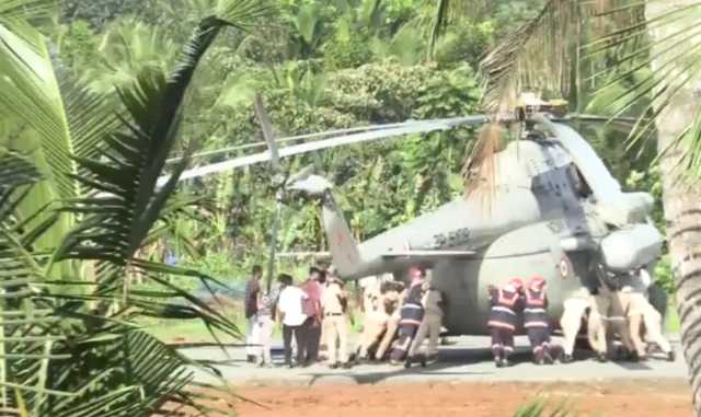 President Murmu’s Helicopter Gets Stuck on Newly Concreted Helipad in Kerala