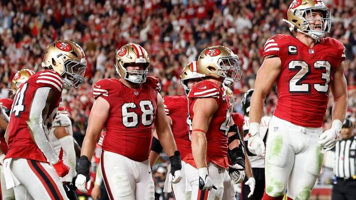 Christian McCaffrey's 200-yard game from scrimmage powers 49ers past Falcons 20