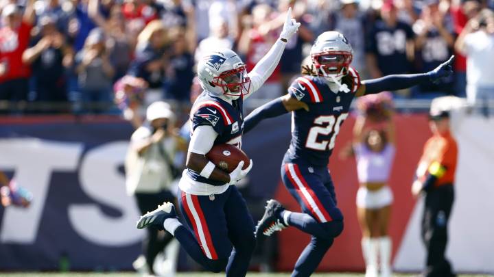 Marcus Jones is the AFC special teams player of the week