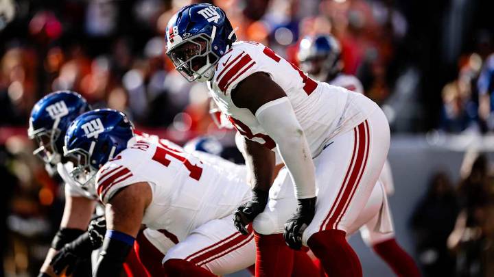 Giants release unofficial depth chart for Week 9 vs. 49ers