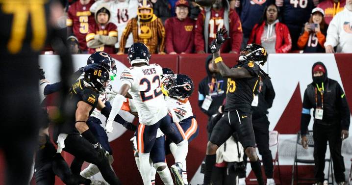 Commanders' Jayden Daniels won't relive the Hail Mary that beat Bears a year ago