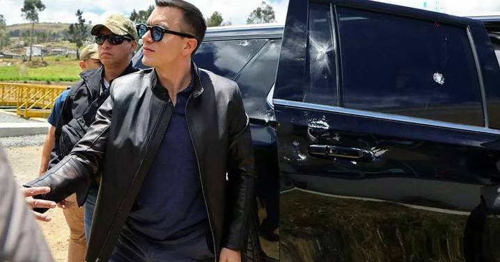 El presidente de Ecuador sale ileso de un ataque a tiros a su caravana
