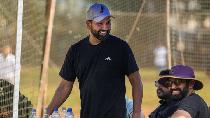 Rohit Sharma hits the nets ahead of Australia ODIs