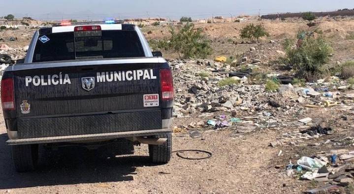 Encontraron cadáver enterrado en un baldío