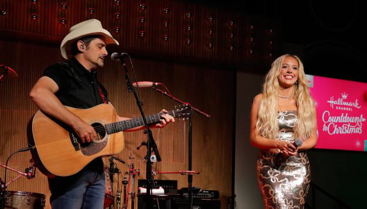Megan Moroney Performs ‘She’s Everything’ Duet with Her Idol Brad Paisley at Hallmark Channel Event! | Brad Paisley, Hallmark Channel, Megan Moroney | Celebrity News and Gossip | Entertainment, Photos