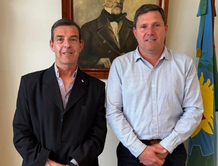 Bouvier presentó al nuevo secretario de Seguridad de Arrecifes