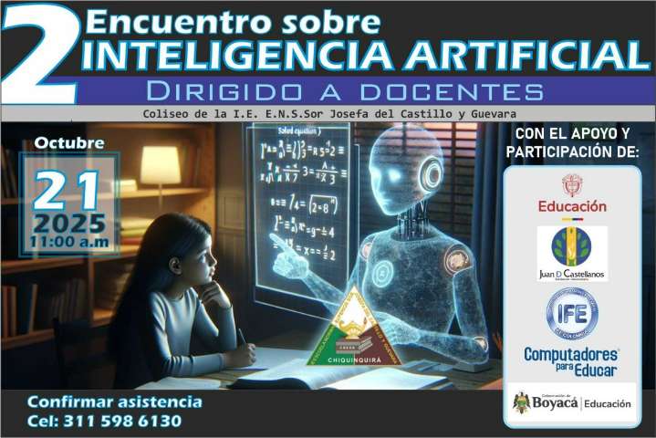 En Chiquinquirá realizarán el Segundo Encuentro de Inteligencia Artificial