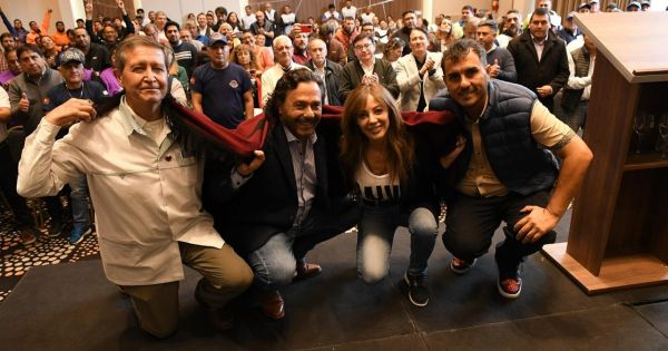Gremios salteños respaldaron a Sáenz y a sus candidatos, destacando su defensa por los derechos de los trabajadores