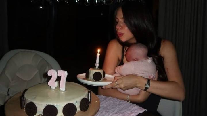 Las fotos de Ailén Cova a un mes de convertirse en mamá